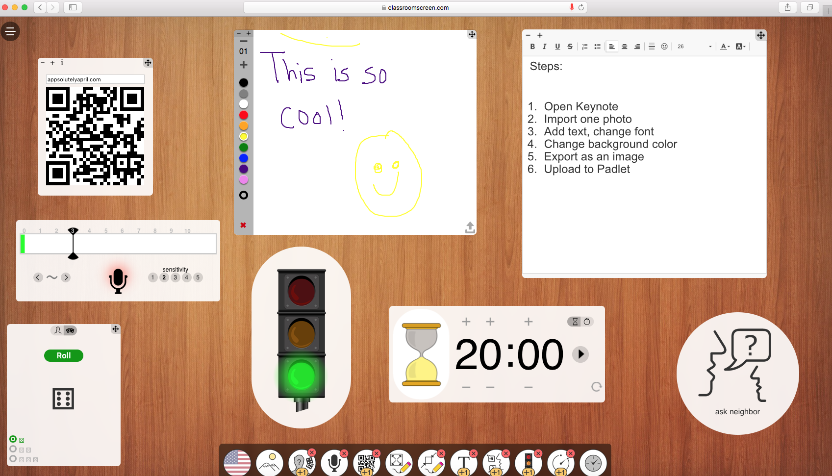 Classroomscreen.com: A Web Tool Teachers and Students will LOVE